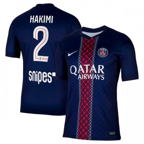 Maillot de Foot Paris Saint-Germain Hakimi 2 Domicile 2025-26 Maillot de Foot Paris Saint-Germain Hakimi 2 Domicile 2025-26